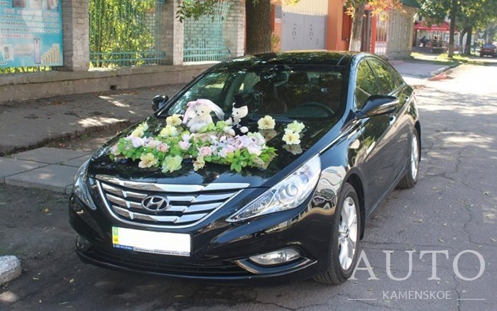 Аренда Hyundai Sonata на свадьбу Каменское