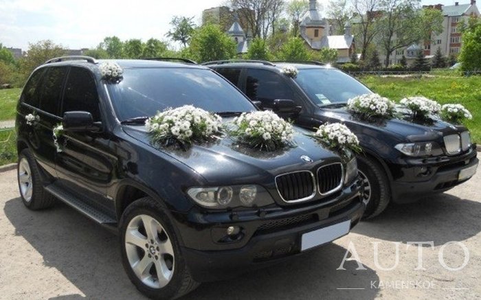 Аренда BMW X5 на свадьбу Каменское